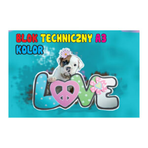 Blok techniczny A3 Kolor