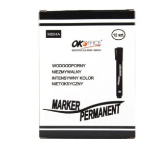 Marker Końcówka Okrągła 0,3cm CZARNY