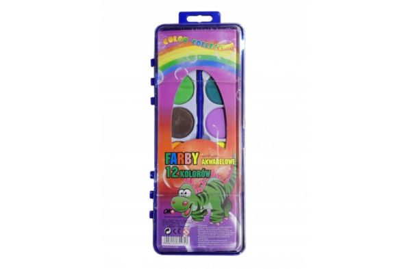 Farby akwarele 12 kolorów MF5752