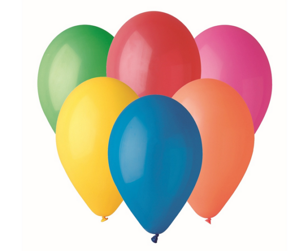 BALON 8" PASTELOWY PROM A'100 B76 MIX KOLORÓW