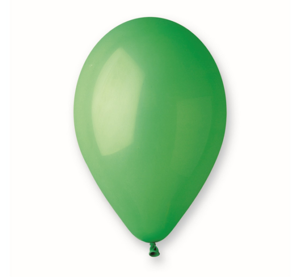 BALONY PASTELOWE A'100  ZIELONY 12