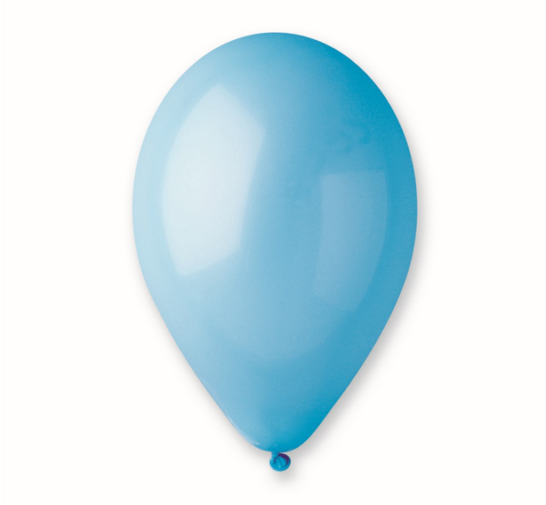 BALONY PASTELOWE A'100 BŁĘKITNY 09