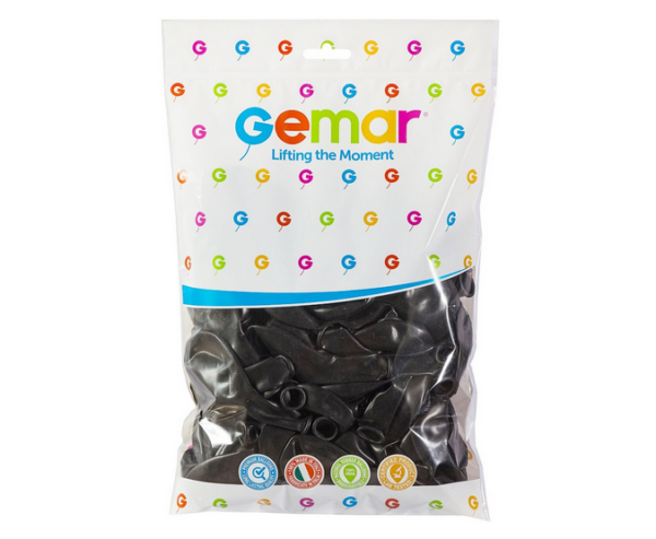 BALONY PASTELOWE A'100 CZARNY 14 - obrazek 2