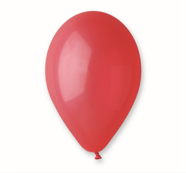 BALONY PASTELOWE A'100 CZERWONY 45