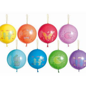 BALONY PASTELOWE PIŁKA Z NADRUKIEM 50szt.