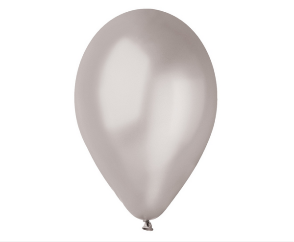 BALONY METALICZNE A'100 SREBRNY 38