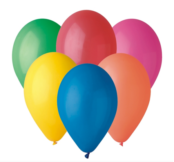 BALONY PASTELOWE MIX KOLORÓW A'100