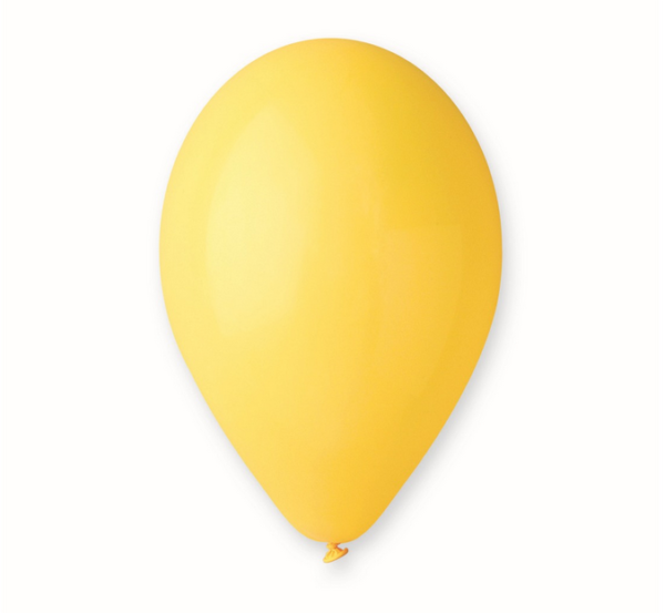 BALONY PASTELOWE A'100 ŻÓŁTY 02