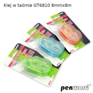Klej w taśmie GT6810 8mm x 8m