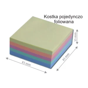 Kostka Kolor Duża Klejona