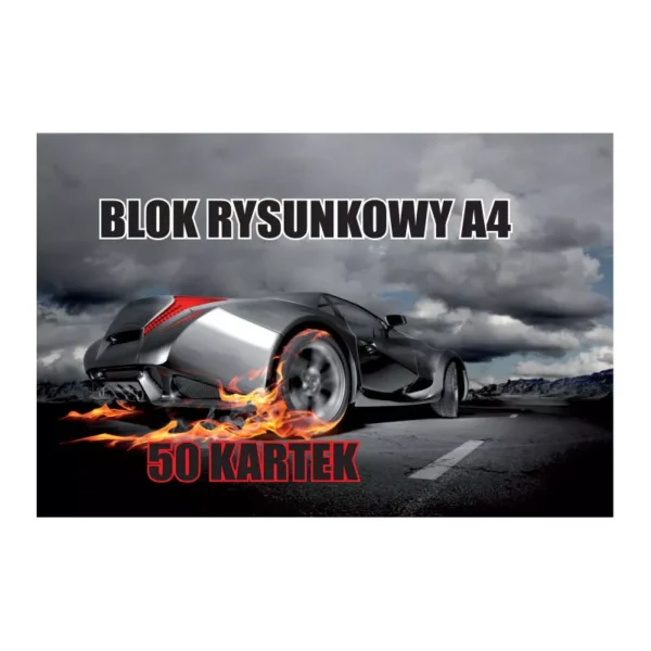 Blok rysunkowy A4 Biały 50 kartek