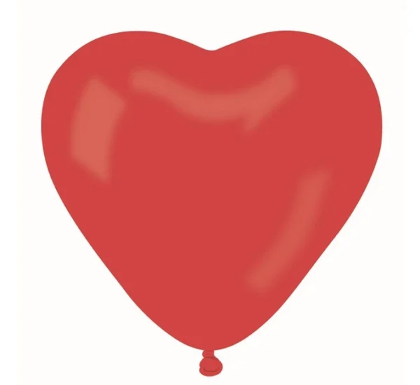 BALON  SERCE CZERWONE