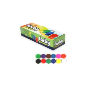 Farby plakatowe 12 kolorów 20 ml